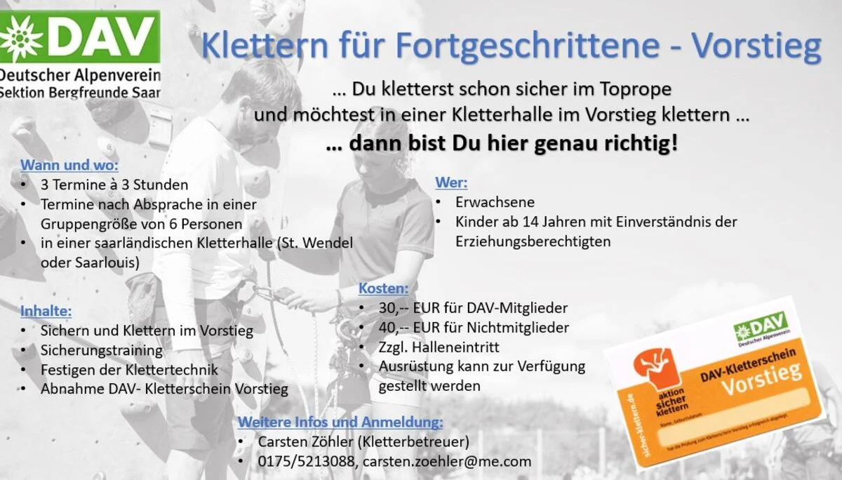 © DAV Sektion Bergfreunde Saar e.V.