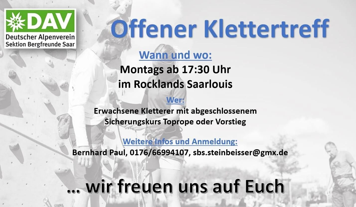 © DAV Sektion Bergfreunde Saar e.V.